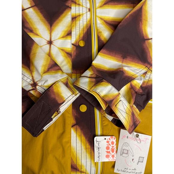 Free People Movement Singin’ In The Rain Printed Packable Jacket size S NWT - Picture 9 of 15